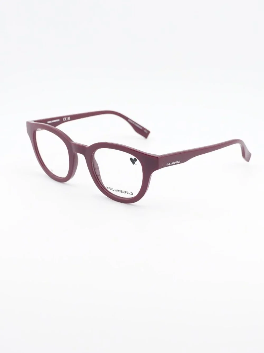 Karl Lagerfeld KL6177 601 Eyeglasses Burgundy 47mm Round Frame
